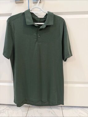 lululemon athletica Men's Dark Green Polo